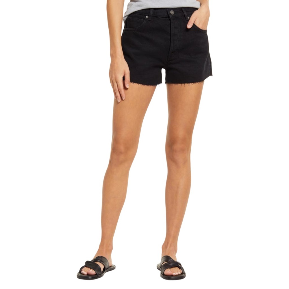 Reformation Charlie High Rise Jean Shorts in Seattle (31)